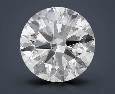 5.01ct I SI2 Rare Carat Ideal Cut Round Diamond