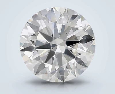 5.01ct I SI2 Rare Carat Ideal Cut Round Diamond