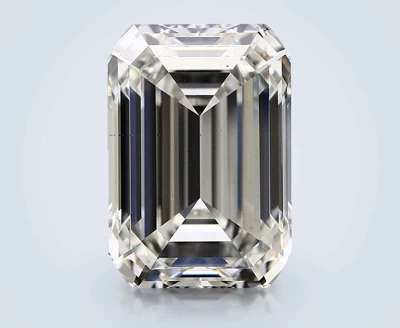 15.10ct H VS2 Rare Carat Ideal Cut Emerald Lab Grown Diamond