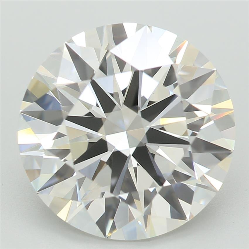 3.81ct F VS1 Rare Carat Ideal Cut Round Lab Grown Diamond