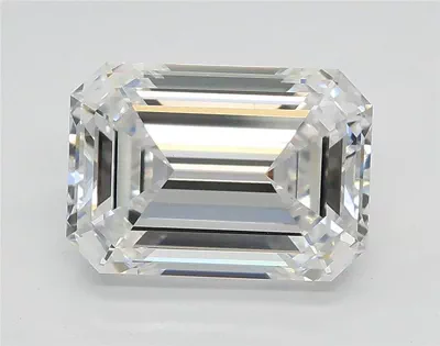 2.08ct D VS1 Excellent Cut Emerald Lab Grown Diamond