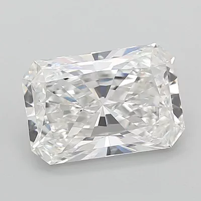 5.08ct F VVS2 Rare Carat Ideal Cut Radiant Lab Grown Diamond