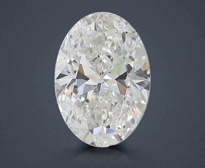 2.51ct E VS1 Rare Carat Ideal Cut Oval Lab Grown Diamond