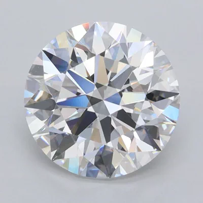 2.48ct D VVS1 Rare Carat Ideal Cut Round Lab Grown Diamond
