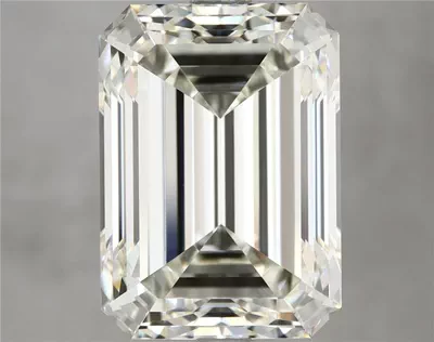 7.02ct I VVS2 Very Good Cut Emerald Diamond