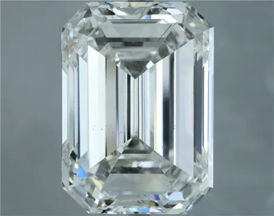 26.02ct F VS2 Excellent Cut Emerald Lab Grown Diamond