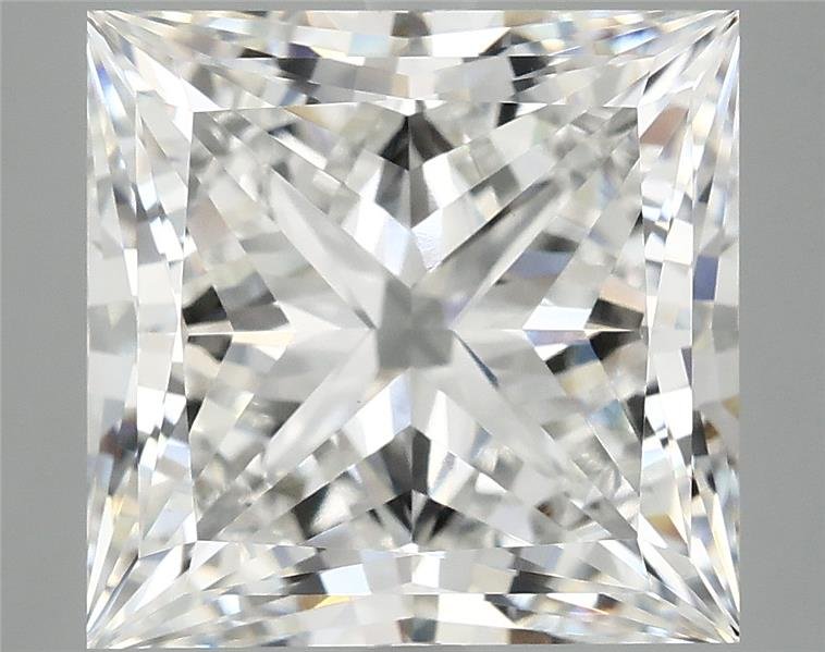 7.86ct F VVS2 Rare Carat Ideal Cut Princess Lab Grown Diamond