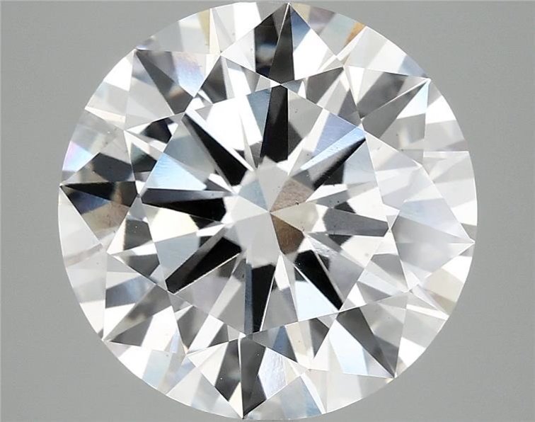 7.02ct E VS2 Rare Carat Ideal Cut Round Lab Grown Diamond