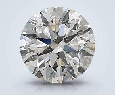 3.01ct I SI2 Excellent Cut Round Diamond