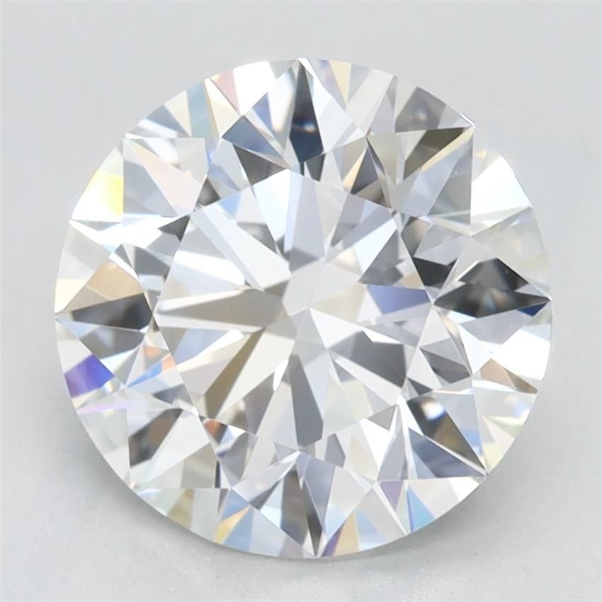 3.12ct E VVS1 Rare Carat Ideal Cut Round Lab Grown Diamond