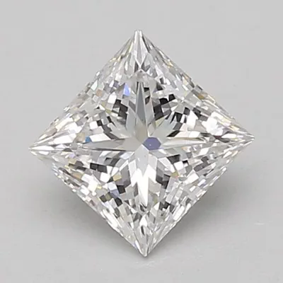1.09ct D VS1 Rare Carat Ideal Cut Princess Lab Grown Diamond