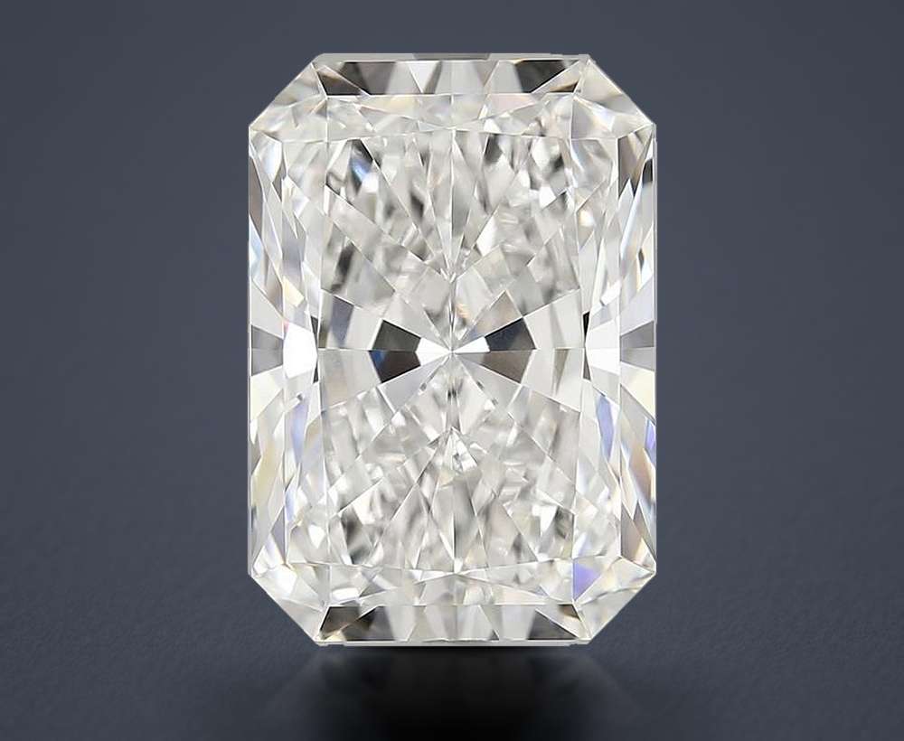 10.08ct F VVS2 Rare Carat Ideal Cut Radiant Lab Grown Diamond