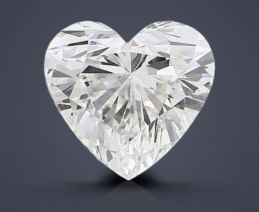 6.58ct G VVS2 Rare Carat Ideal Cut Heart Lab Grown Diamond