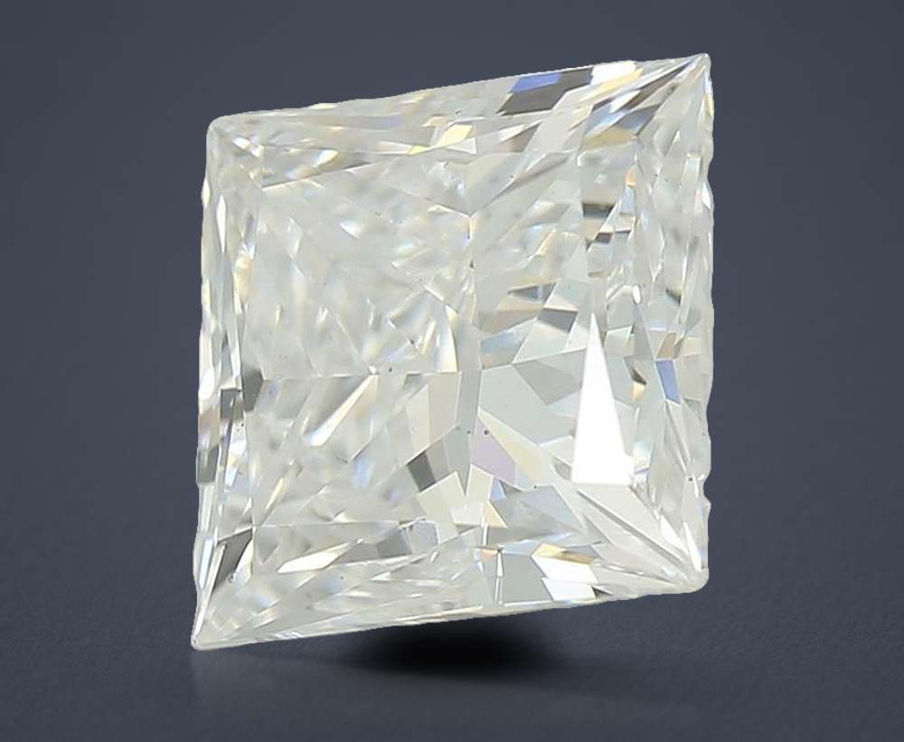 2.03ct D VS2 Rare Carat Ideal Cut Princess Lab Grown Diamond