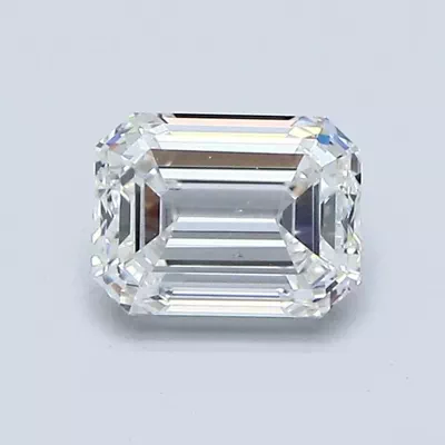 1.01ct G VS2 Rare Carat Ideal Cut Emerald Diamond