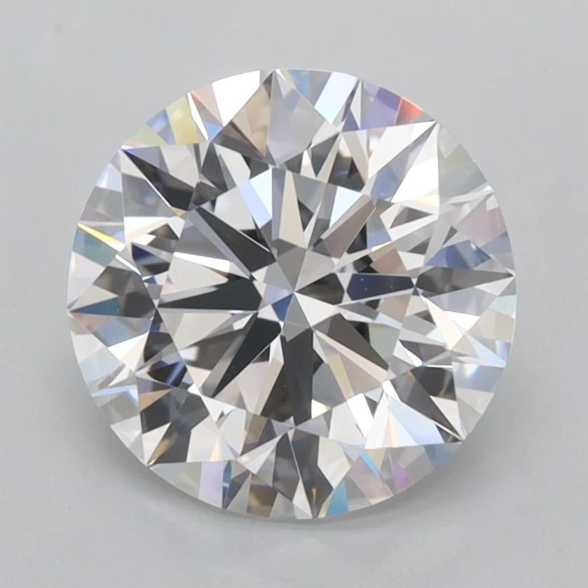 2.50ct D FL Rare Carat Ideal Cut Round Lab Grown Diamond