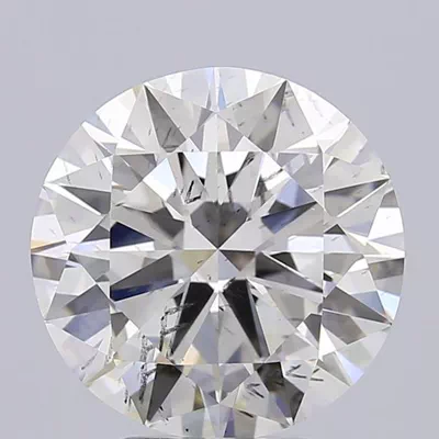 4.00ct G SI2 Excellent Cut Round Lab Grown Diamond
