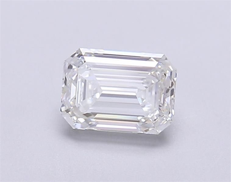 1.11ct E VS1 Rare Carat Ideal Cut Emerald Lab Grown Diamond