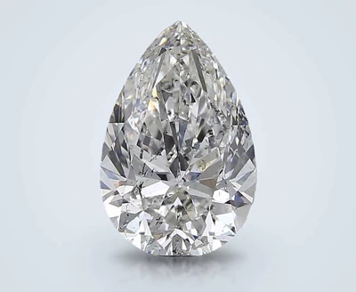 3.51ct F SI2 Rare Carat Ideal Cut Pear Diamond