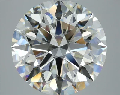 5.53ct H VVS1 Rare Carat Ideal Cut Round Diamond