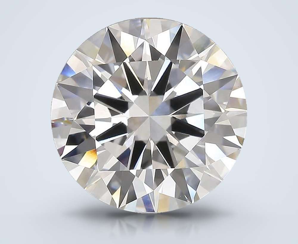 7.03ct D VVS2 Excellent Cut Round Lab Grown Diamond