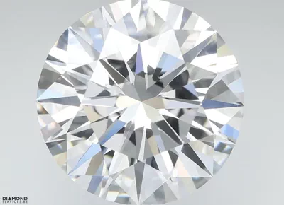 4.25ct D VVS1 Rare Carat Ideal Cut Round Diamond