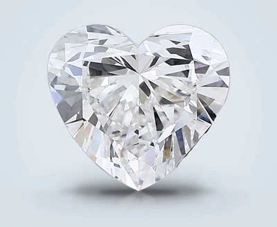 6.02ct E VVS2 Rare Carat Ideal Cut Heart Lab Grown Diamond