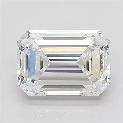 1.65ct D VS1 Rare Carat Ideal Cut Emerald Lab Grown Diamond