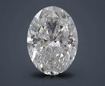 4.01ct F SI2 Rare Carat Ideal Cut Oval Diamond