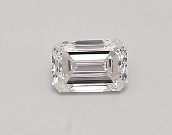 0.42ct D VVS2 Rare Carat Ideal Cut Emerald Lab Grown Diamond