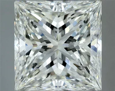 5.02ct J VVS2 Rare Carat Ideal Cut Princess Diamond