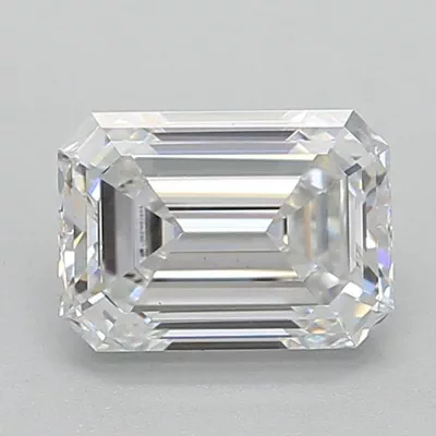 1.00ct E VS2 Rare Carat Ideal Cut Emerald Lab Grown Diamond
