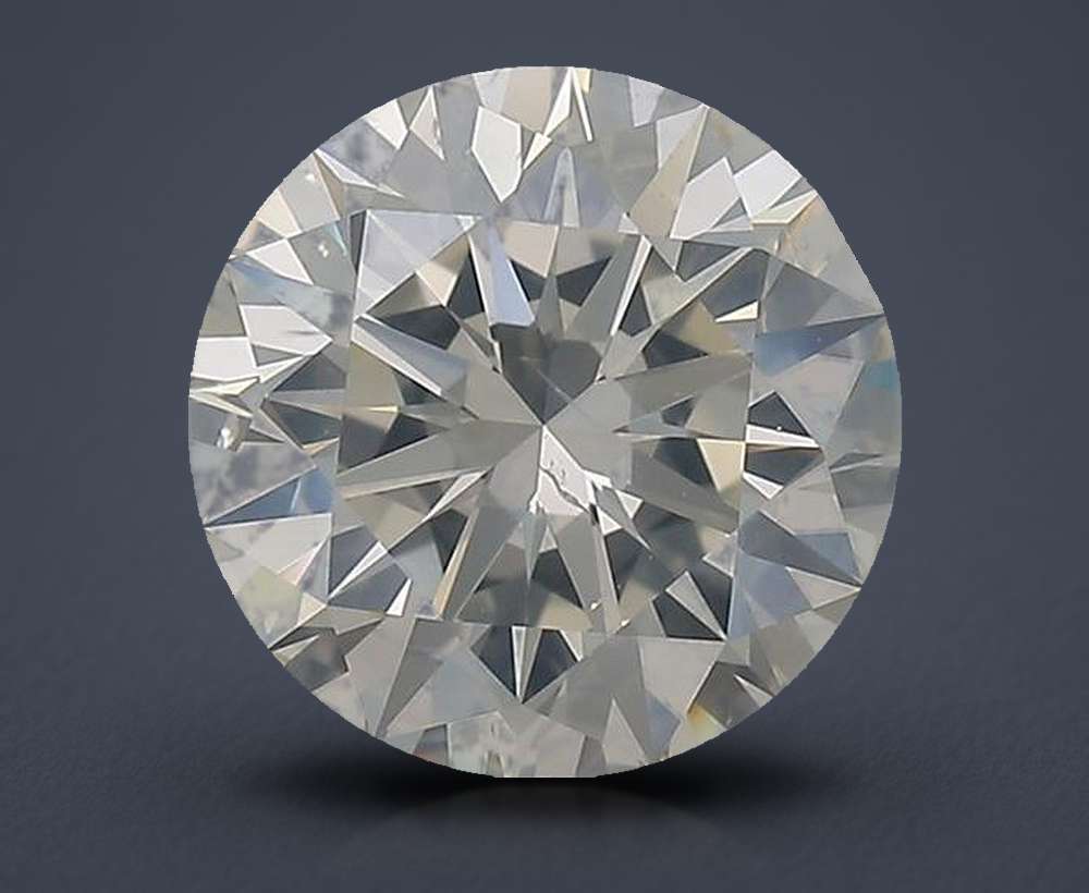 1.77ct K SI2 Rare Carat Ideal Cut Round Diamond