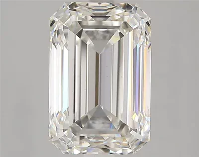 4.01ct I VS1 Rare Carat Ideal Cut Emerald Lab Grown Diamond