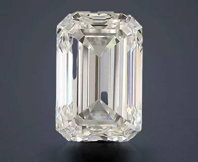4.01ct I VS1 Rare Carat Ideal Cut Emerald Lab Grown Diamond