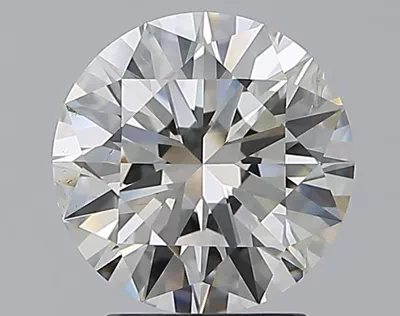 2.31ct I SI2 Rare Carat Ideal Cut Round Diamond