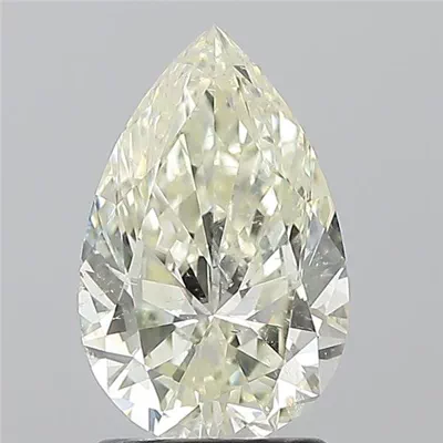 1.70ct K SI2 Rare Carat Ideal Cut Pear Diamond