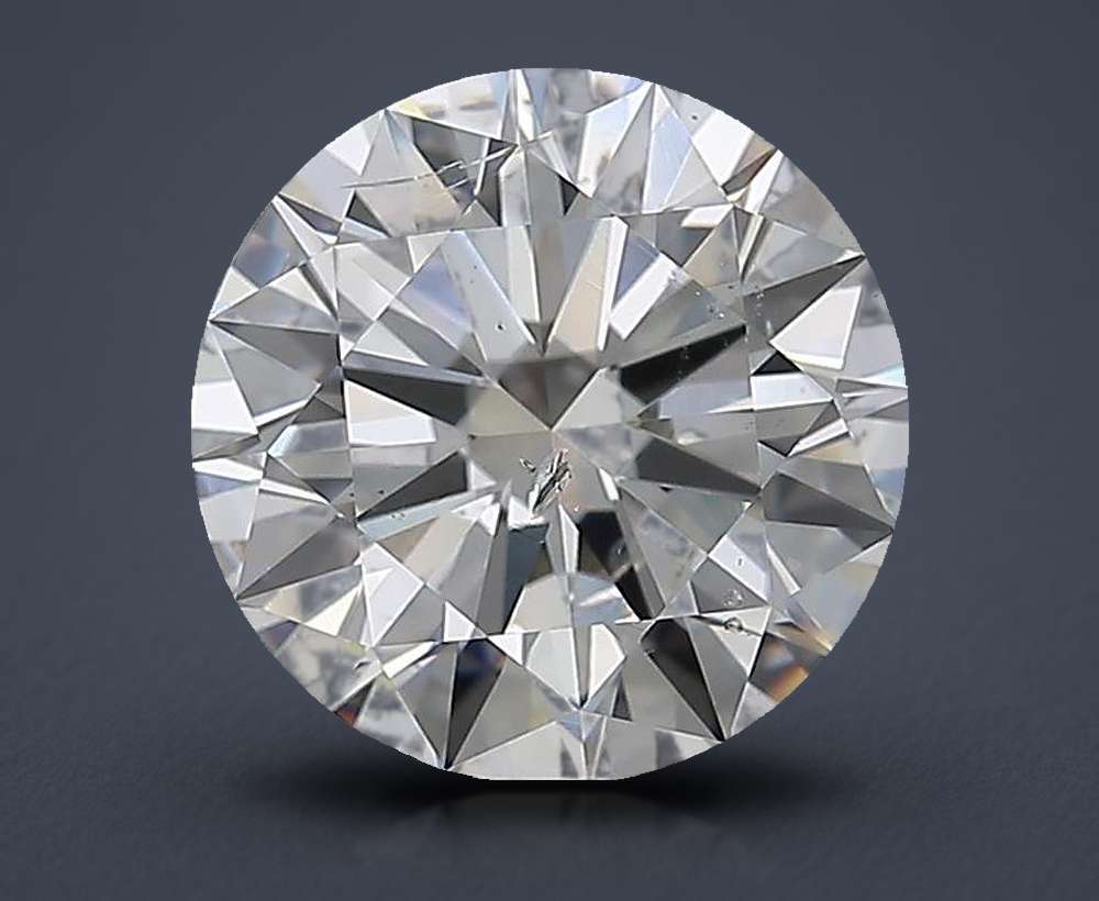 2.50ct G SI2 Rare Carat Ideal Cut Round Diamond