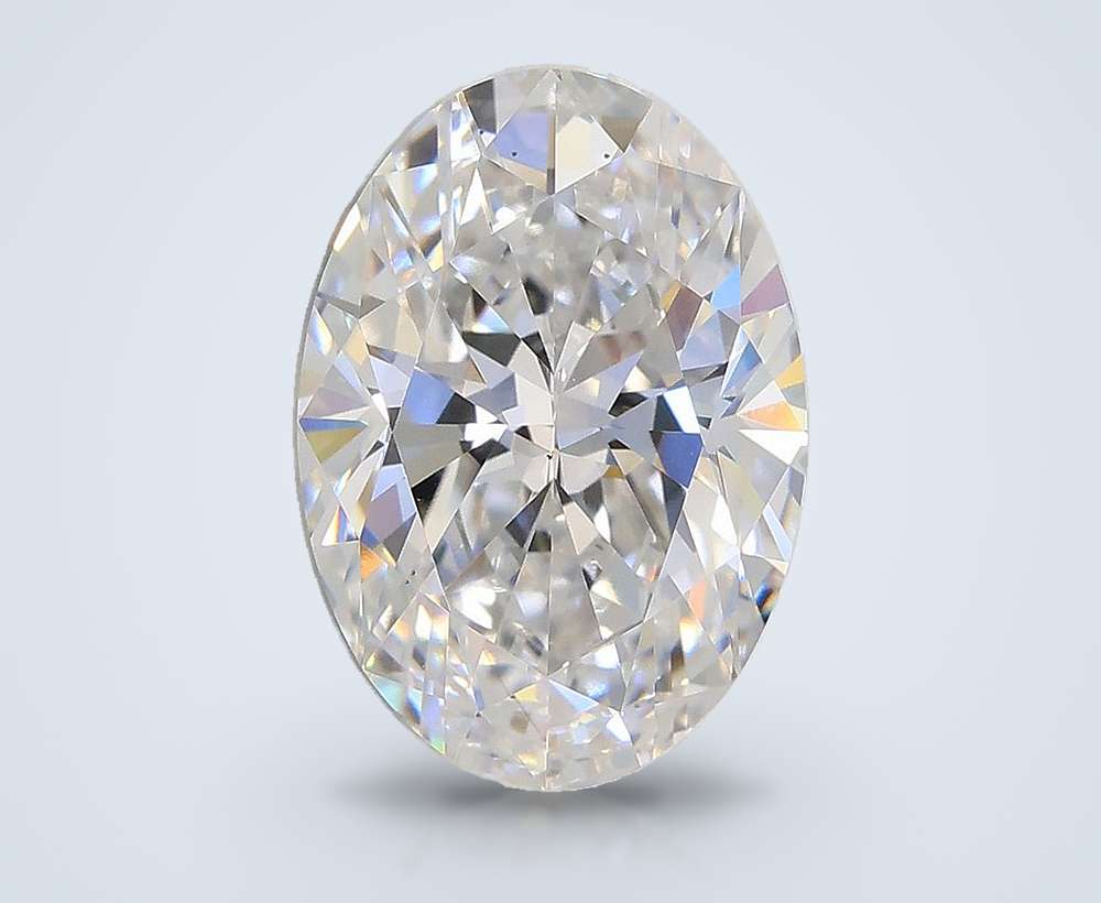 3.55ct F VS2 Rare Carat Ideal Cut Oval Lab Grown Diamond