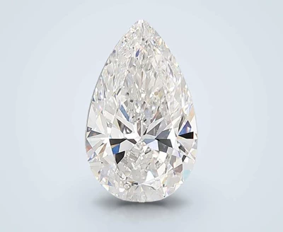 9.53ct E VS1 Rare Carat Ideal Cut Pear Lab Grown Diamond