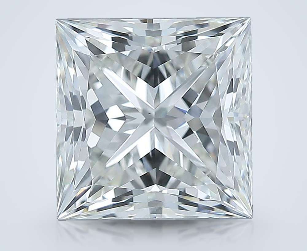 3.00ct K VS1 Rare Carat Ideal Cut Princess Diamond
