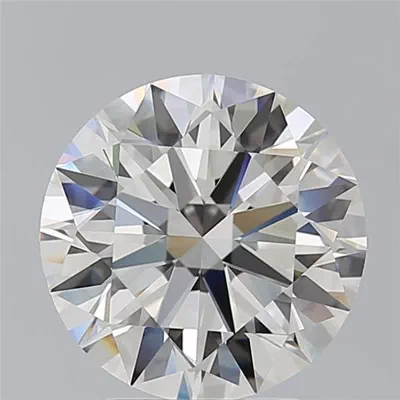3.70ct J VS2 Rare Carat Ideal Cut Round Diamond