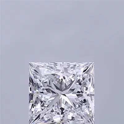 1.51ct D VS2 Rare Carat Ideal Cut Princess Lab Grown Diamond