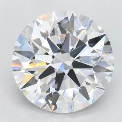 4.24ct D VVS2 Rare Carat Ideal Cut Round Lab Grown Diamond