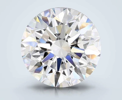 5.02ct E VVS2 Rare Carat Ideal Cut Round Diamond