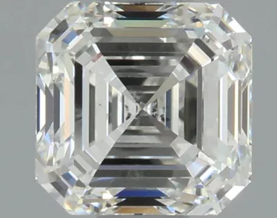 0.60ct I SI1 Rare Carat Ideal Cut Asscher Diamond