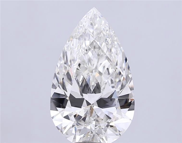 10.44ct G VS1 Rare Carat Ideal Cut Pear Lab Grown Diamond
