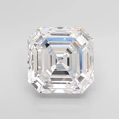 4.09ct D VVS2 Excellent Cut Asscher Lab Grown Diamond