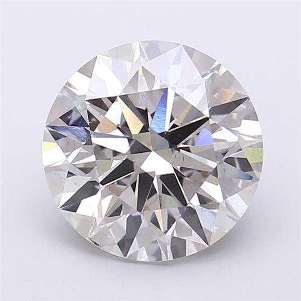 3.11ct G SI1 Rare Carat Ideal Cut Round Lab Grown Diamond
