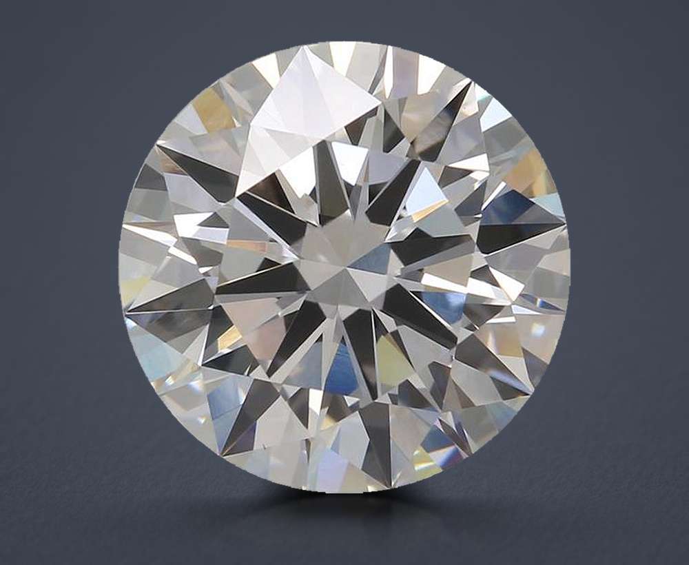 4.53ct F VVS2 Excellent Cut Round Lab Grown Diamond